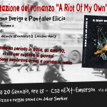 Dom 20 presentazione del romanzo "A Riot Of My Own"